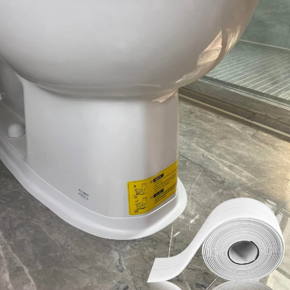 CINTA SELLADORA IMPERMEABLE Y ANTIMOHO 5 METROS 🚿🛠️