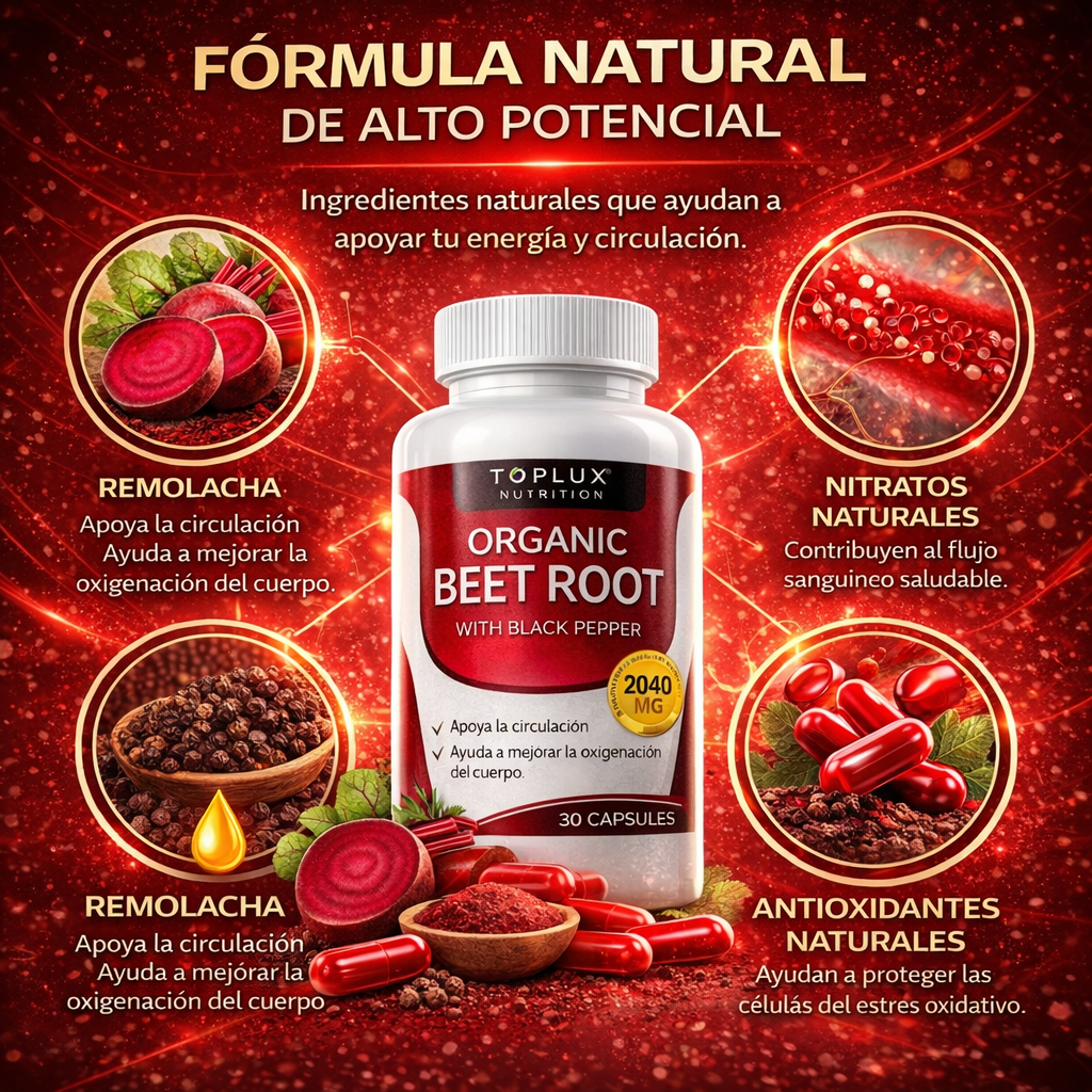Beet Root 2040MG – Energía y Circulación Natural