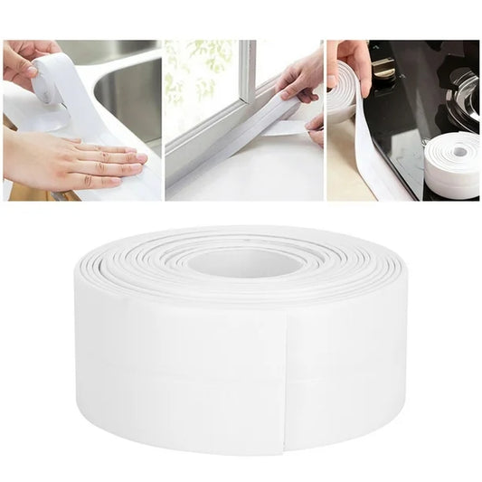 CINTA SELLADORA IMPERMEABLE Y ANTIMOHO 5 METROS 🚿🛠️