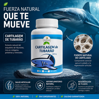 Fuerza de Tiburon Cartílago de Tiburón 500mg