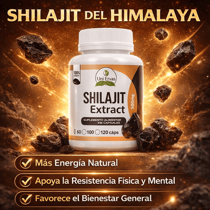 Shilajit Oro del Himalaya™ – Energía y Vitalidad Potenciador Natural