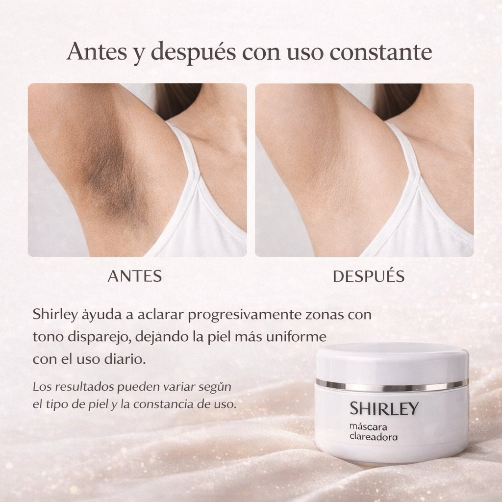 Crema Clareadora para Manchas y Zonas Oscuras Aclara, Unifica y Suaviza la Piel
