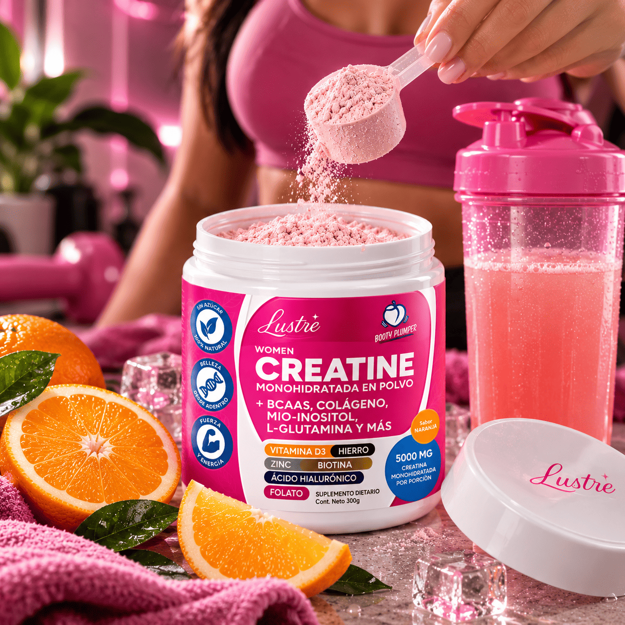 Creatina + Colágeno para Mujeres 300 g