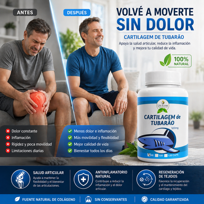 Fuerza de Tiburon Cartílago de Tiburón 500mg