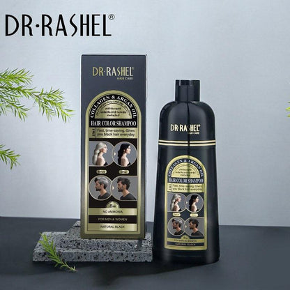 Shampoo Cubre Canas Negro o Castaño 400 ML Original 🧑‍🦳❌✨🧑